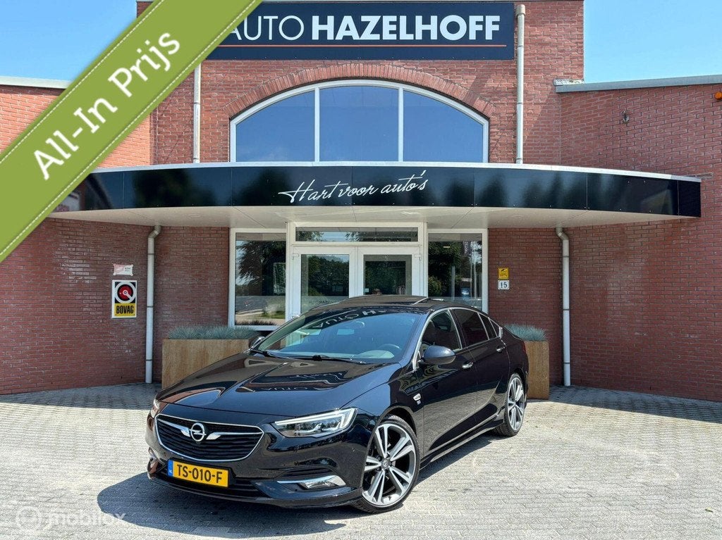 Opel Insignia Grand Sport 1.6 Turbo 200pk Innovation Opc Lin, Auto's, 730 kg, Gebruikt, 4 cilinders, Zwart