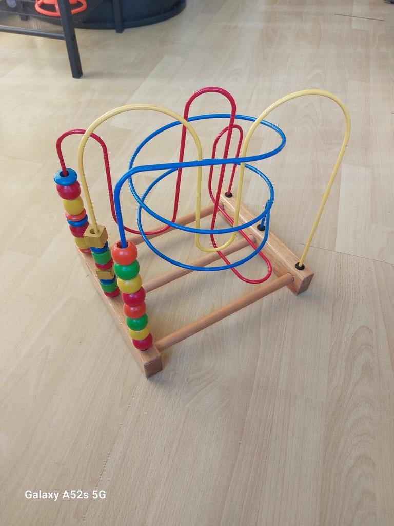 Kralenframe hout, Kinderen en Baby's, Speelgoed | Houten speelgoed, Ophalen of Verzenden