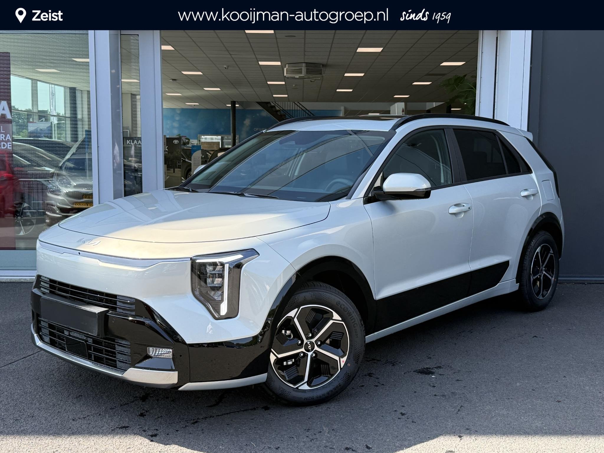 Kia Niro DynamicPlusLine | Rijklaarprijs incl inruilvoordeel, Auto's, Kia, 137 pk, Euro 6, Leder en Stof, Origineel Nederlands