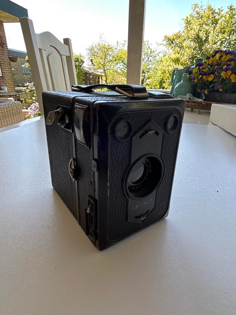 Vintage Zeiss Ikon Goerz Frontar Box-Tengor camera, Ophalen of Verzenden, Gebruikt, Compact, Overige Merken