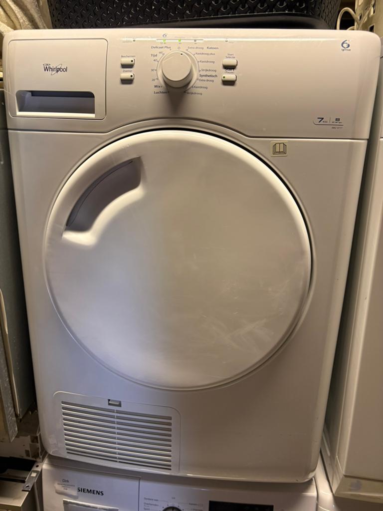 Whirlpool 7kg condens droger ken eventueel bezorgd worden., Witgoed en Apparatuur, Wasdrogers, Ophalen, 6 tot 8 kg, Minder dan 85 cm