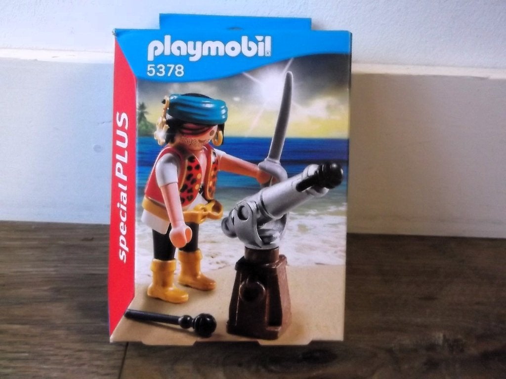 Nieuw Playmobil 5378 Piraat met Bronzen Scheepskanon, Ophalen of Verzenden, Nieuw, Complete set, Figuren