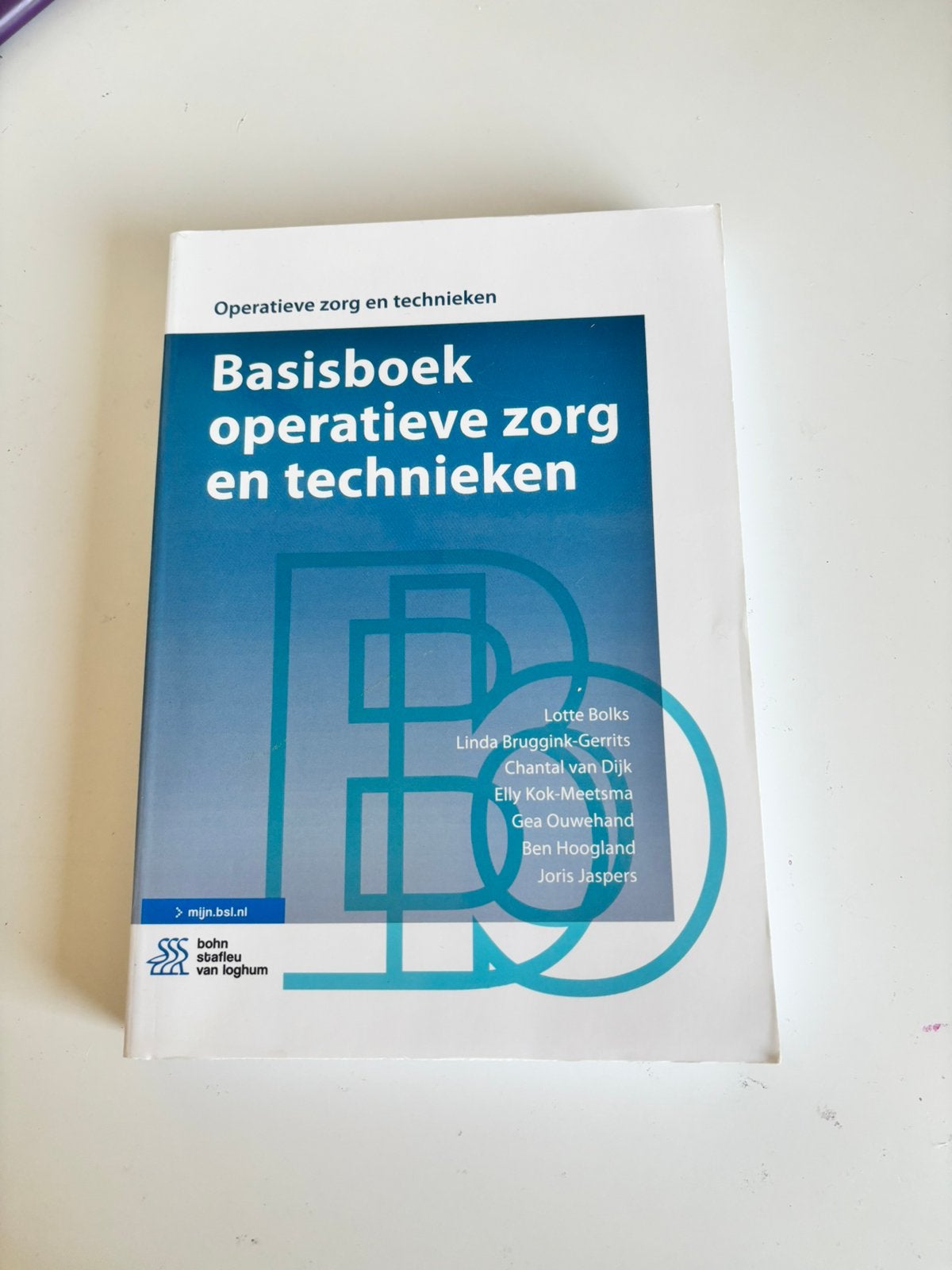 Basisboek operatieve zorg en technieken, Ophalen of Verzenden, Nieuw, Overige niveaus, Overige vakken