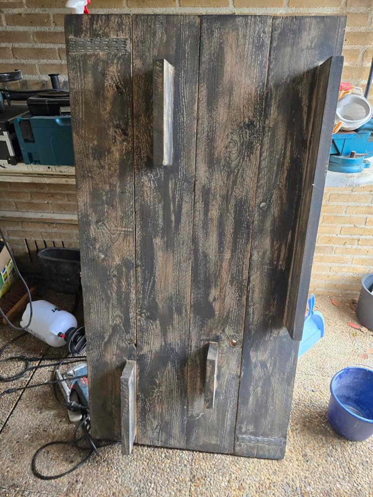 Houten wand plaat met ophanging, Huis en Inrichting, Ophalen