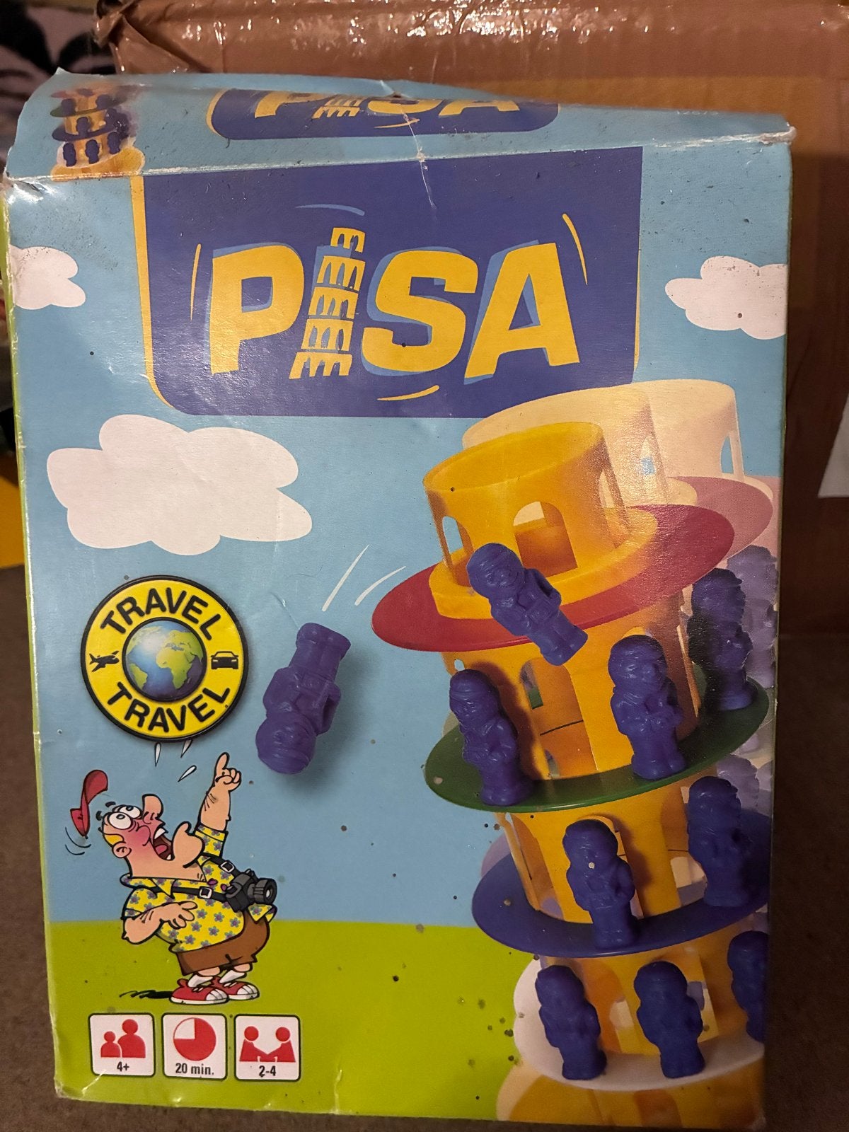 Pisa Travel Gezelschapsspel - Toren van Pisa, Drie of vier spelers, Ophalen of Verzenden, Gebruikt, Reisspel