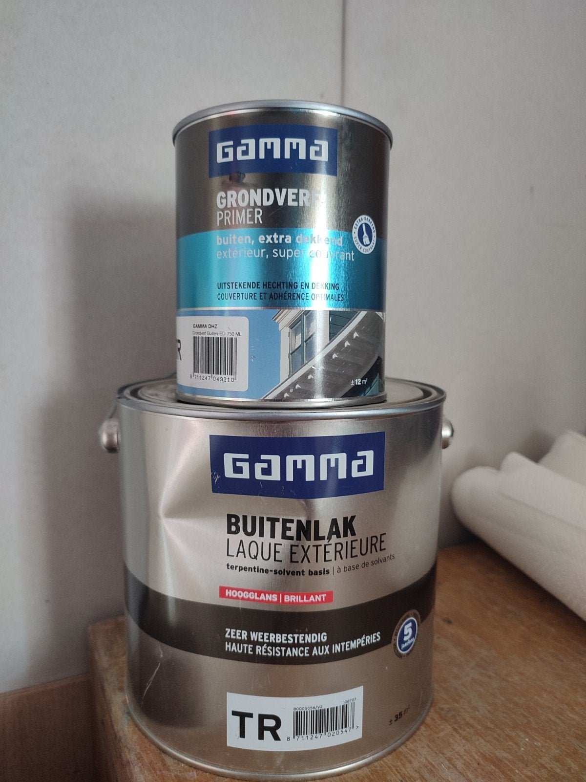 Grondverf Primer & Buitenlak ongebruikt, Ophalen of Verzenden, Nieuw, Zwart