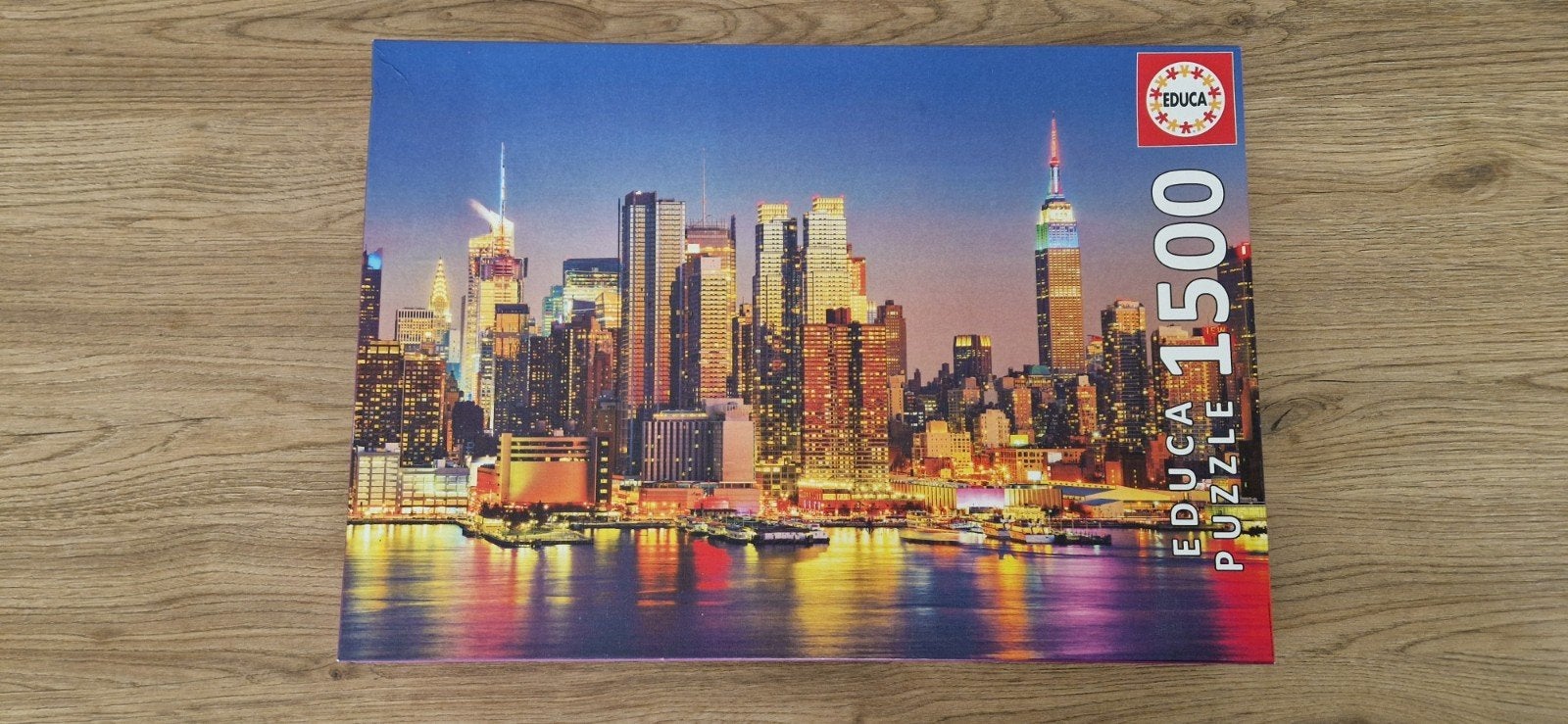 Legpuzzel New York, 1500 stukjes, Manhattan. 85x60 cm, Hobby en Vrije tijd, Ophalen, Zo goed als nieuw