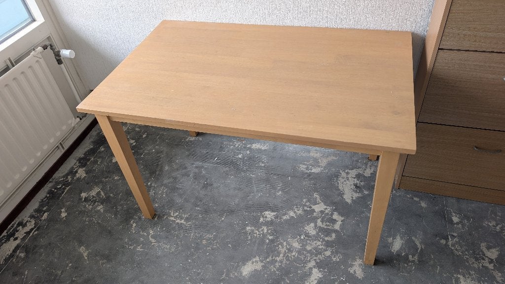 Tafel voor hobby, Huis en Inrichting, Tafels | Eettafels, Ophalen, Gebruikt, 100 tot 150 cm, 50 tot 100 cm