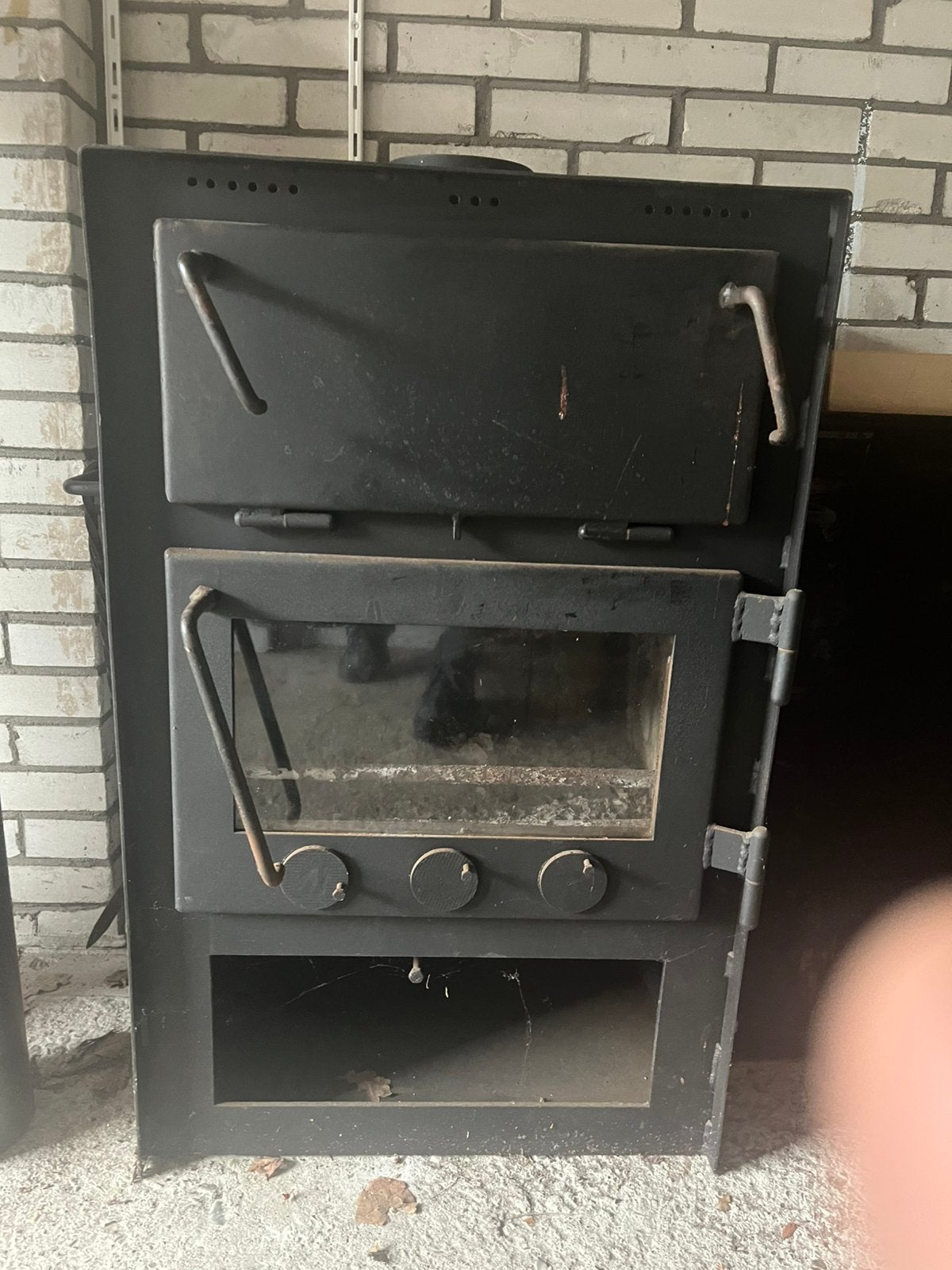 Stoere Robuuste Houtkachel, Huis en Inrichting, Kachels, Ophalen, Zo goed als nieuw, Hout, Houtkachel