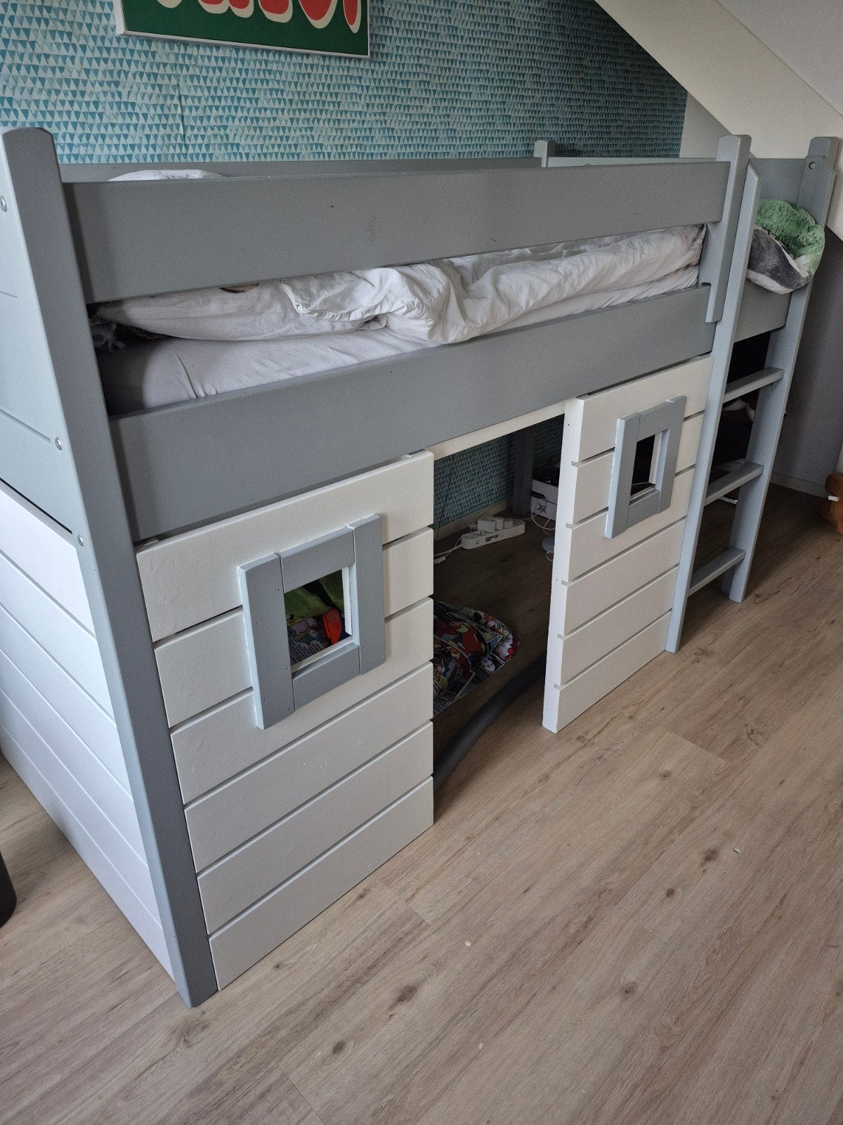 Alta Original Halfhoogslaper / bed, Ophalen, Gebruikt, 90 cm, Eenpersoons