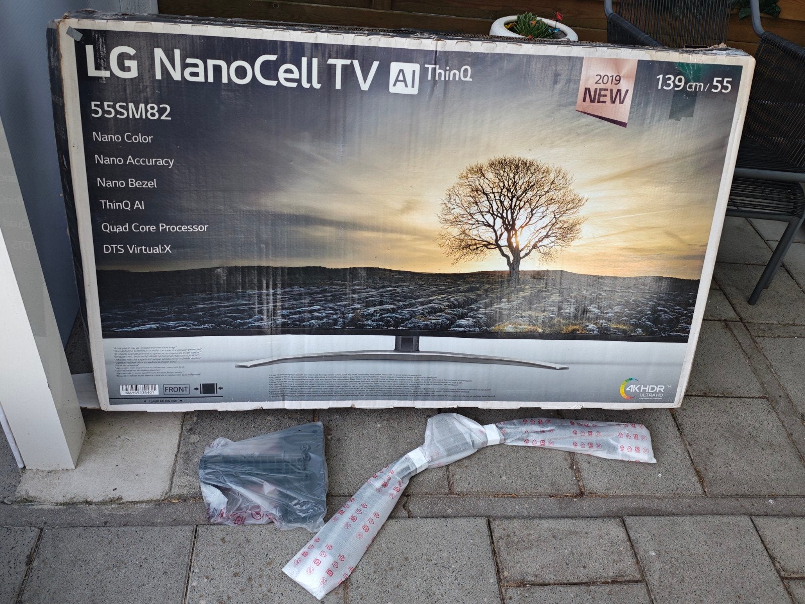 LG 55SM82 55 inch (139 cm) 4K NanoCell Smart TV - Met Doos &, Ophalen, 50 Hz, Zo goed als nieuw, 100 cm of meer
