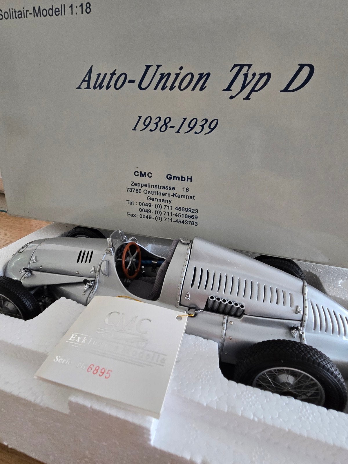 CMC Auto-Union Typ D, Typ C en Audi 920 Cabriolet, Ophalen, Nieuw, Auto, Overige merken