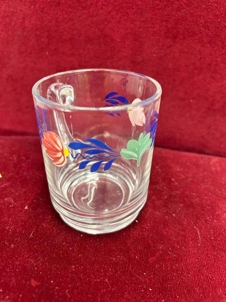 Boerenbont theeglazen, Huis en Inrichting, Keuken | Servies, Glas of Glazen, Gebruikt, Div, Ophalen of Verzenden