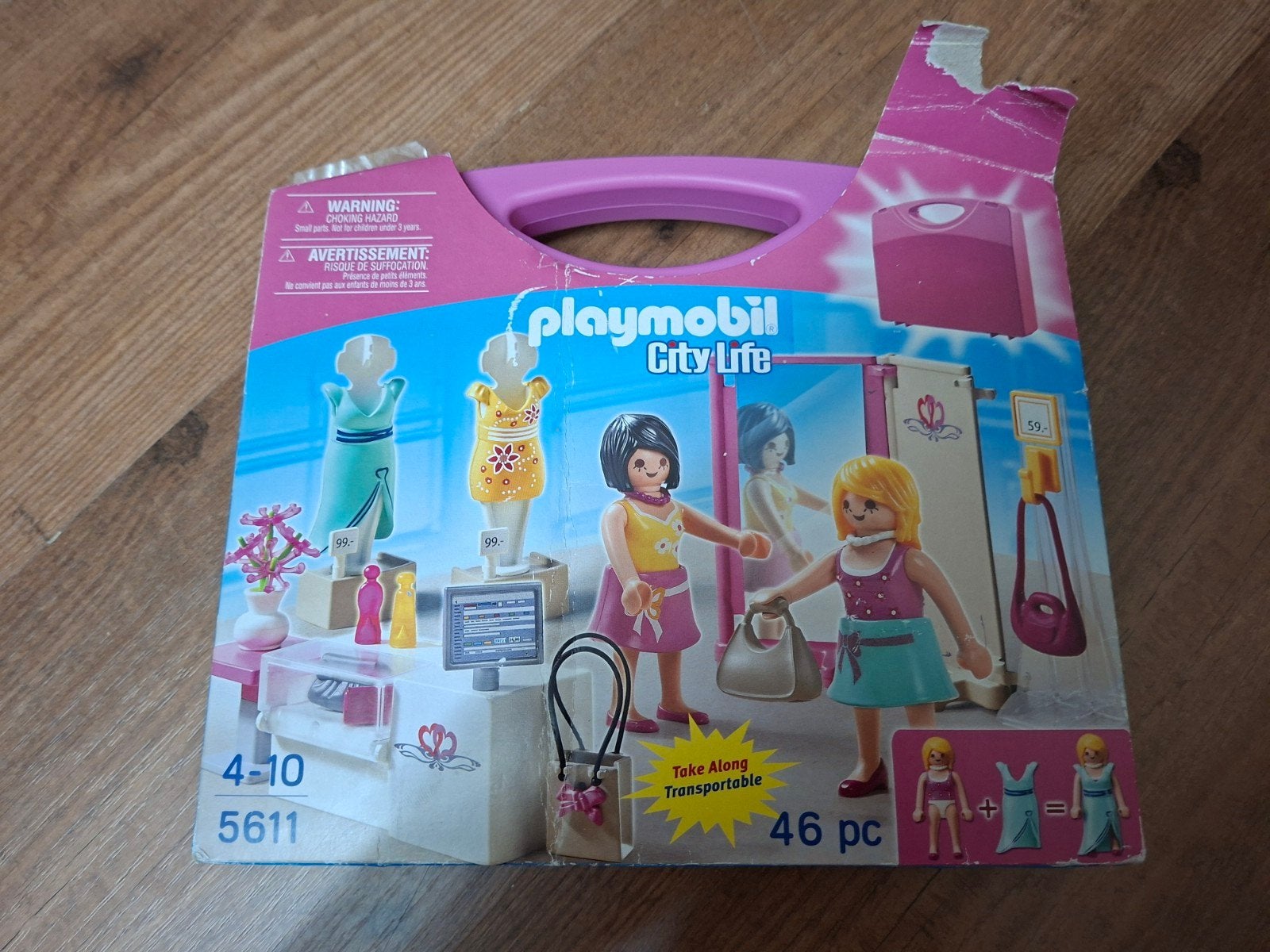 Playmobil City Life Draagbare Boetiek 5611, Kinderen en Baby's, Speelgoed | Playmobil, Gebruikt, Complete set, Ophalen of Verzenden