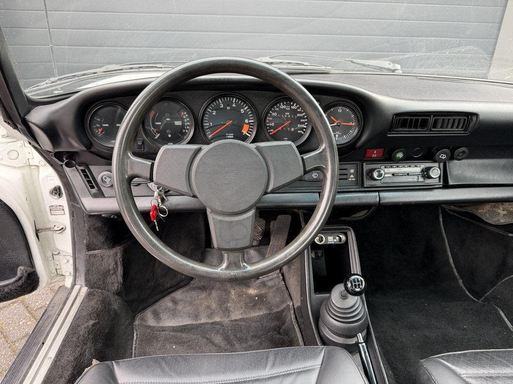 Porsche 911 3.0 SC Targa | Grand Prix White |, Auto's, Achterwielaandrijving, Gebruikt, Wit, Leder