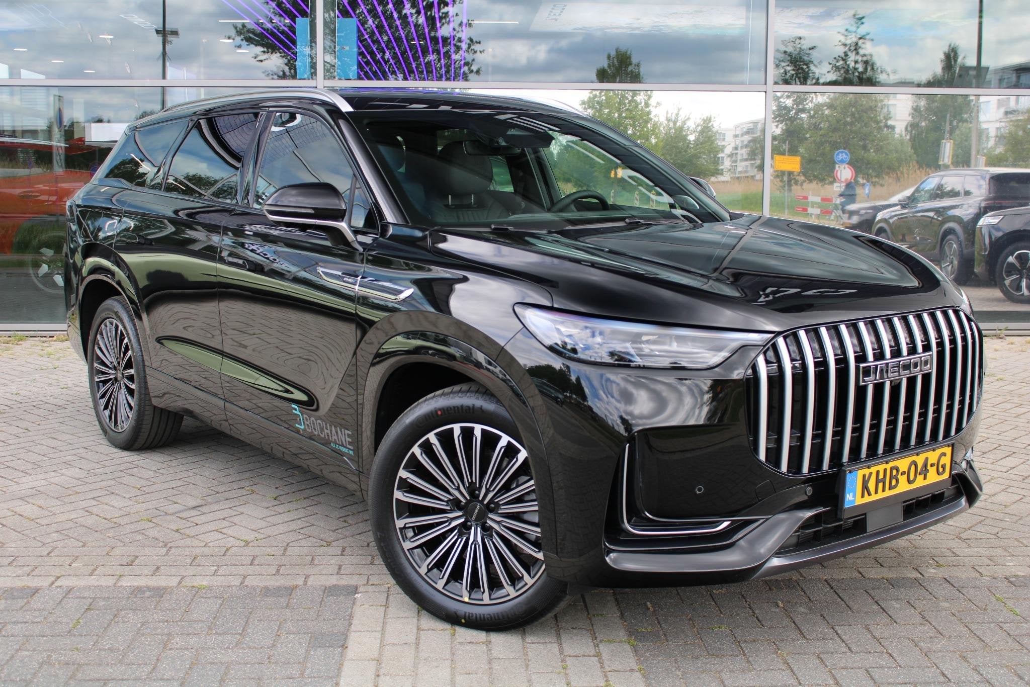 JAECOO 8 SHS-P Exclusive 7 persoons DEMO Carbon Black Metall, Auto's, Overige Auto's, Automaat, 428 pk, Automatische klimaatregeling