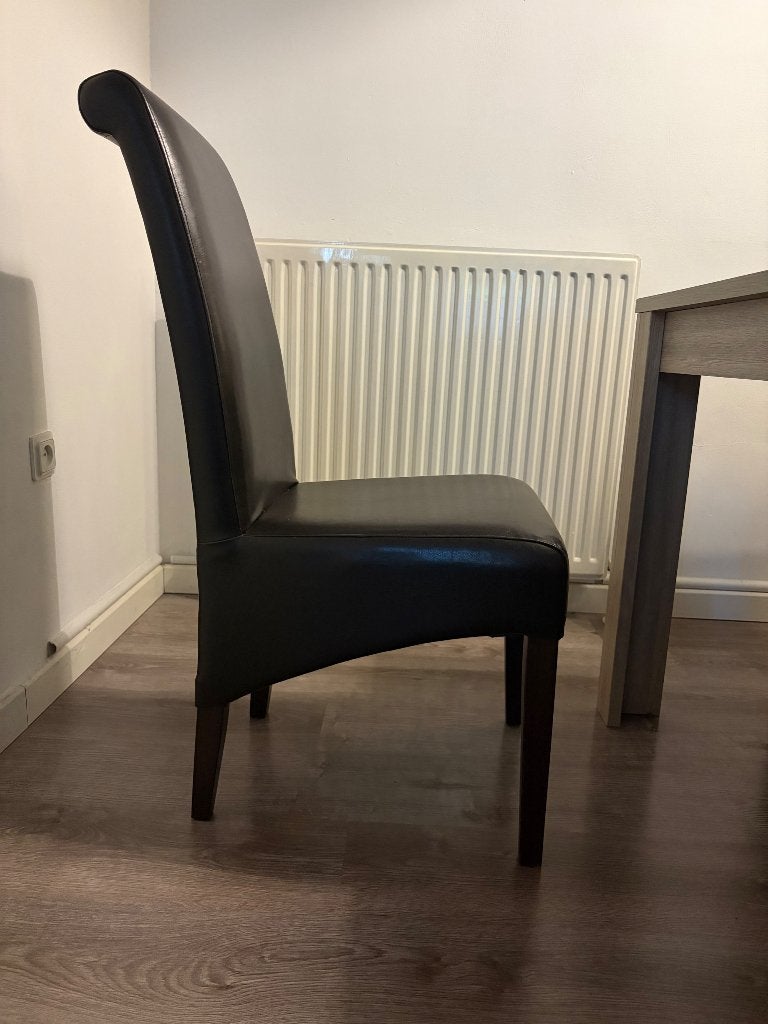 Eettafel stoelen, Ophalen, Overige materialen, Gebruikt, Zwart