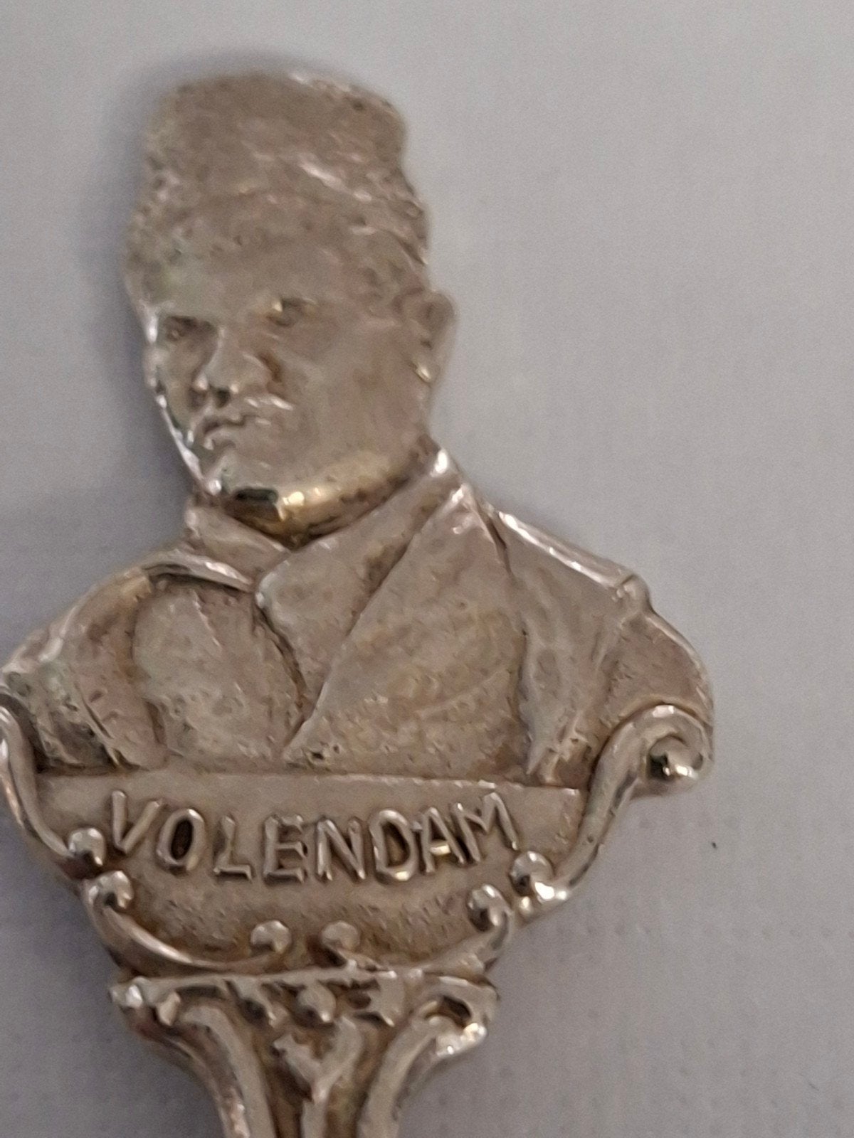 Vintage Volendam Theelepel met Buste, Ophalen of Verzenden