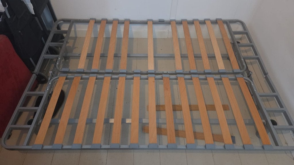 bank bed couch sofa uitklapbaar uitvouw, Ophalen of Verzenden, Gebruikt, Tweepersoons, 140 cm