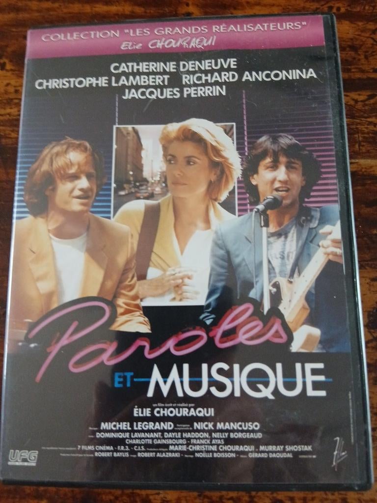 Paroles et Musique – Catherine Deneuve (DVD), Cd's en Dvd's, Dvd's | Nederlandstalig, Zo goed als nieuw, Actie en Avontuur, Ophalen of Verzenden