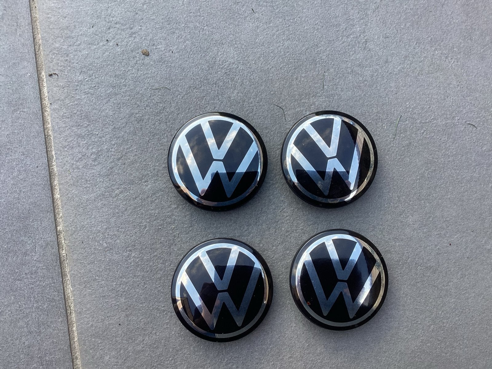 Naafdoppen Volkswagen Velgen 56mm naafgat 60mm logo, Auto-onderdelen, Ophalen of Verzenden, Nieuw, Volkswagen