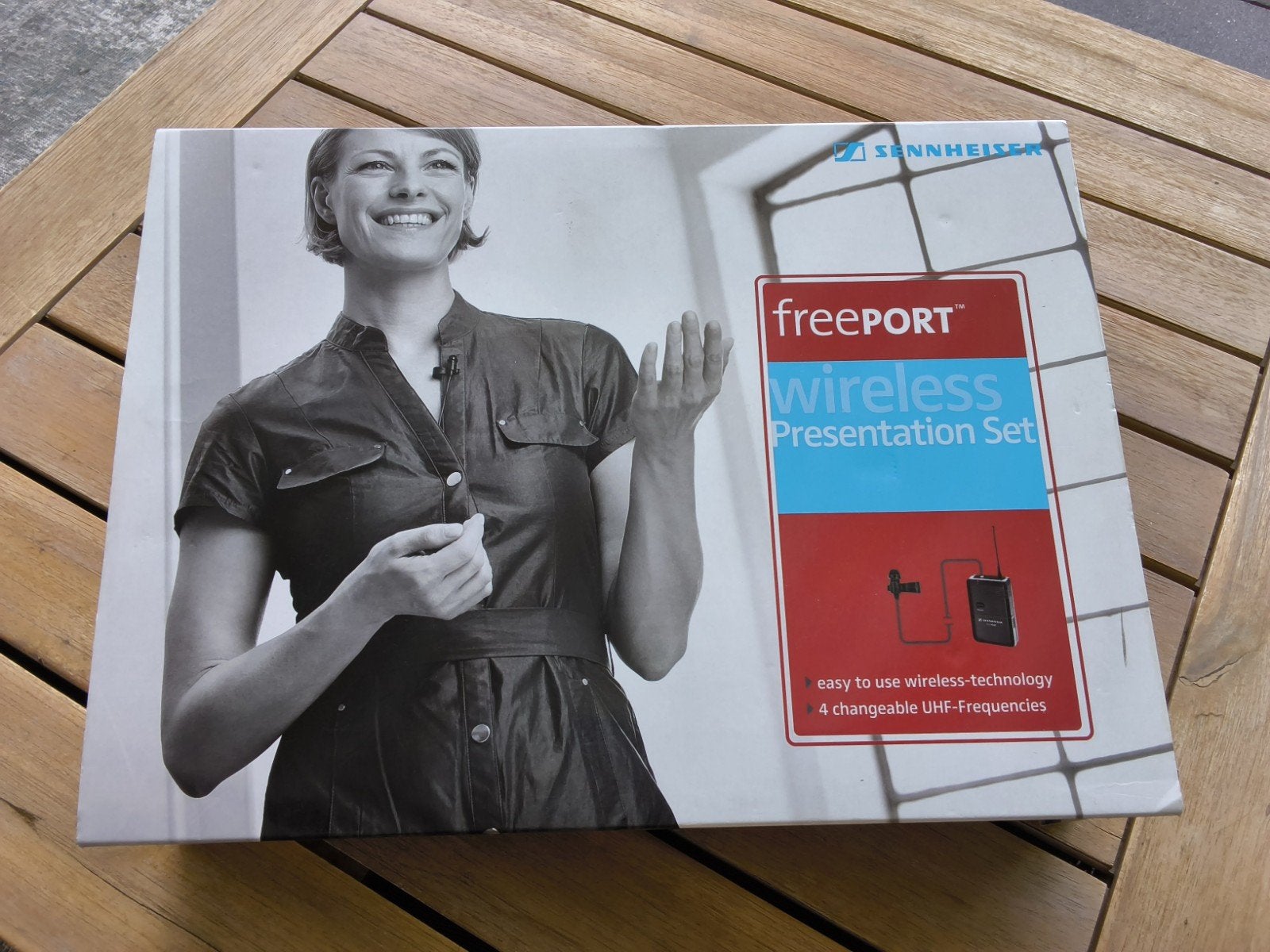 Sennheiser FreePort UHF Draadloze Presentatie Set FP 12 E EU, Ophalen of Verzenden, Zo goed als nieuw, Overige typen, Draadloos