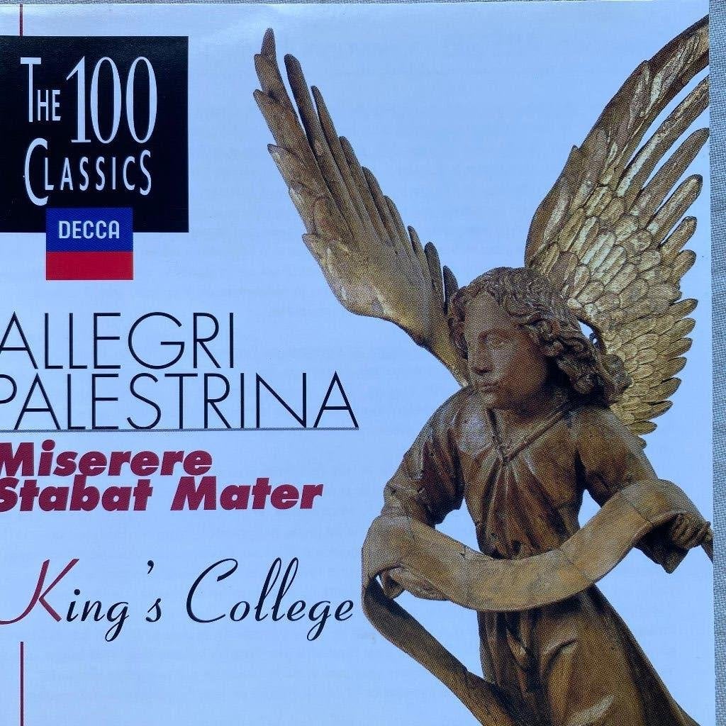 ALLEGRI & PALESTRINA Miserere & Stabat Mater  King's College, Verzenden, Middeleeuwen en Renaissance, Zo goed als nieuw, Inclusief doosje