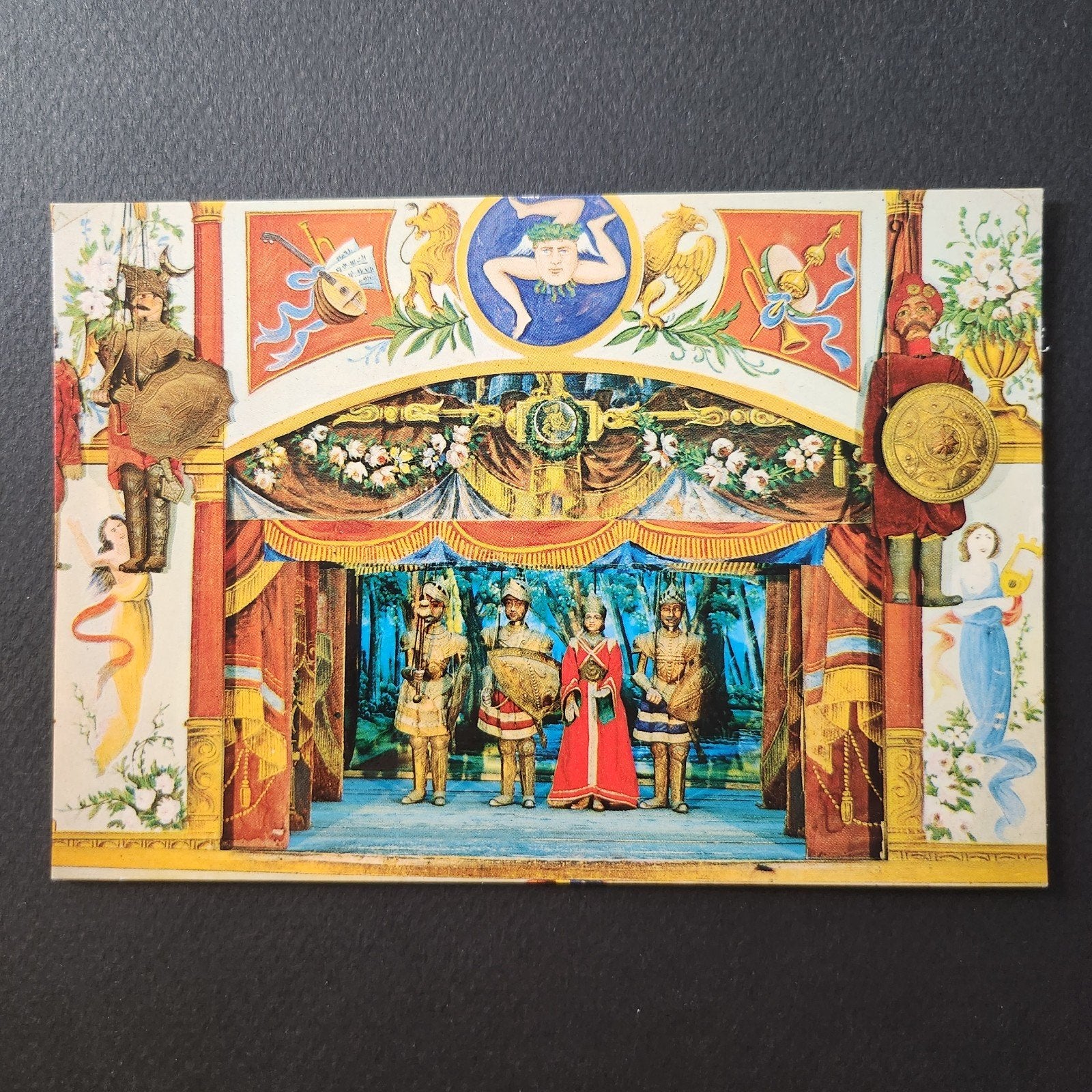 Oude ansichtkaart: Siciliaans Poppentheater, Palermo, Ophalen of Verzenden, Cultuur en Media
