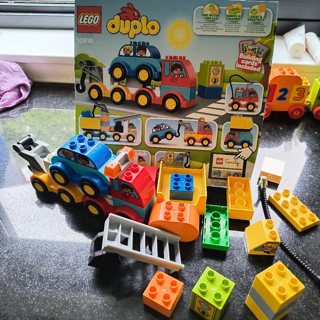 Duplo mijn eerste wagens en trucks, Ophalen of Verzenden, Gebruikt, Duplo