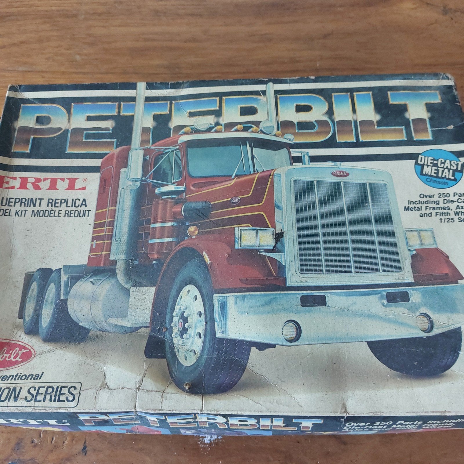 Peterbilt 359 Conventional Vrachtwagen Bouwdoos 1:25, Overige merken, Gebruikt, Groter dan 1:32, Ophalen of Verzenden
