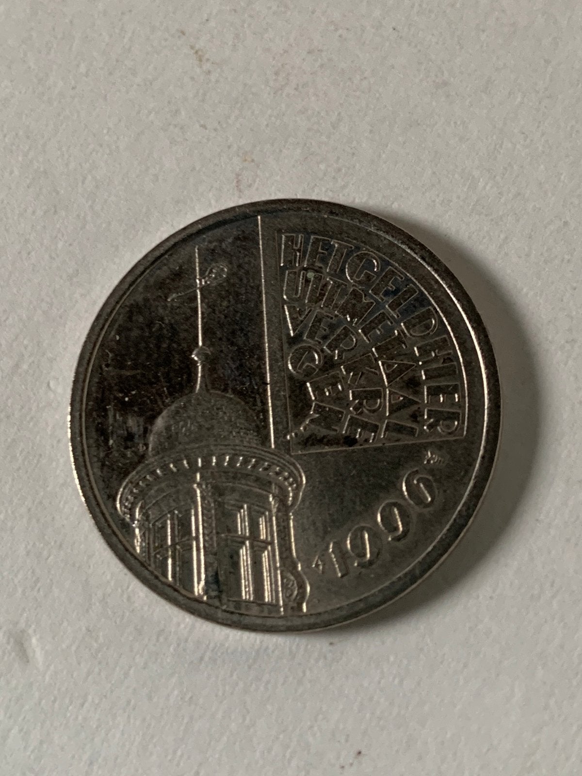 Het Nederlands Muntmuseum 1996 Penning, Ophalen of Verzenden, Koningin Beatrix, Overige waardes, Losse munt