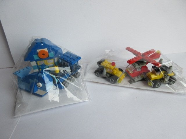 2 Lego setjes, 10706, 7222, 7223 met bouwtekeningen, Ophalen of Verzenden, Zo goed als nieuw, Complete set, Lego