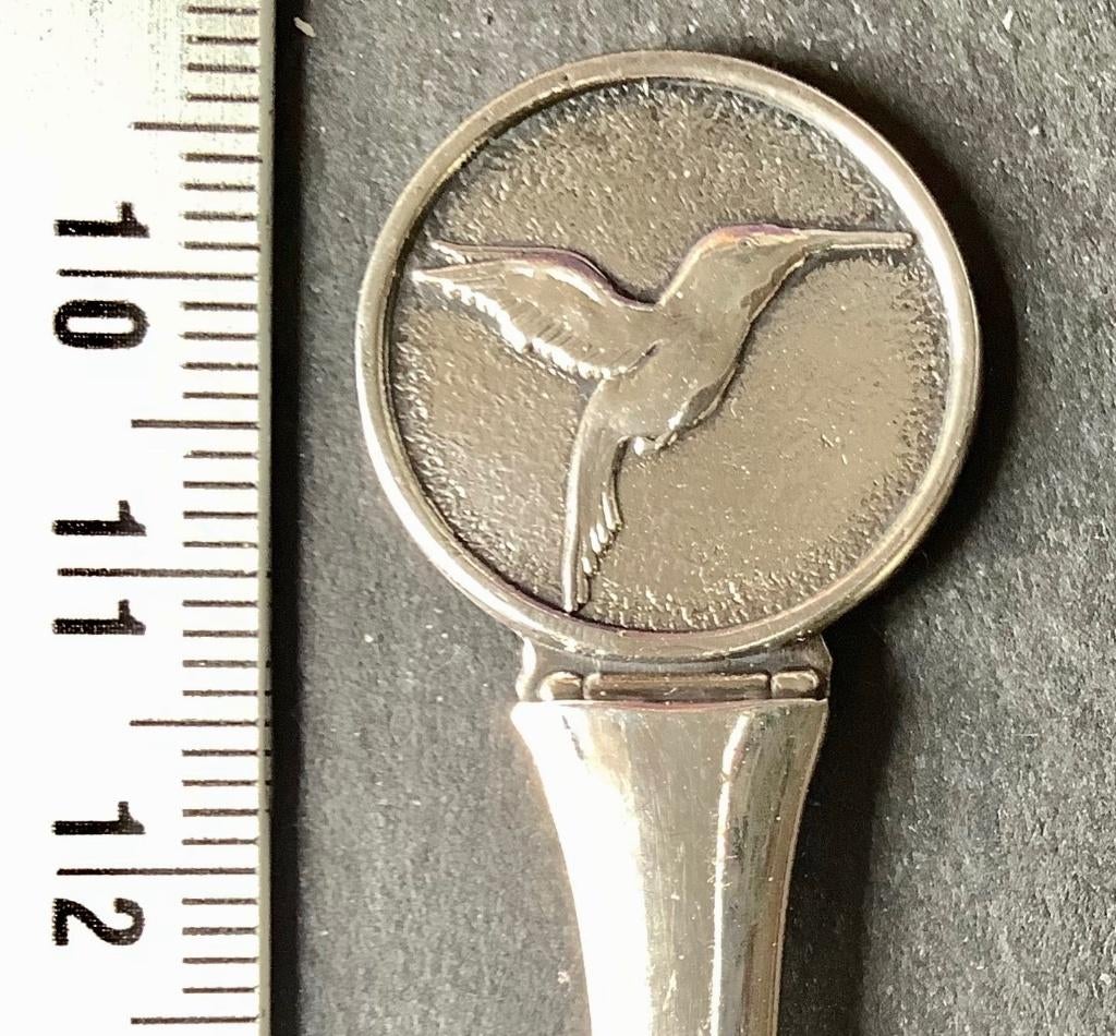 lepel, Vogel, Kolibri. (d2, Ophalen of Verzenden, Gebruikt