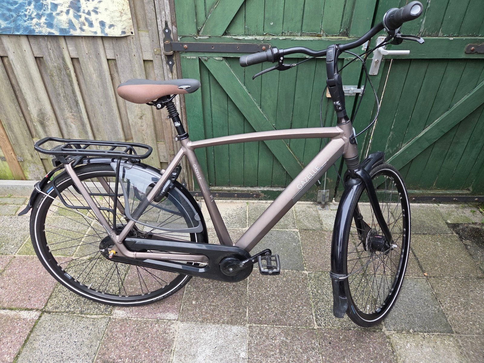 Gazelle Grenoble C8 herenfiets Framemaat: H57, Ophalen, Versnellingen, Zo goed als nieuw, Schijfrem
