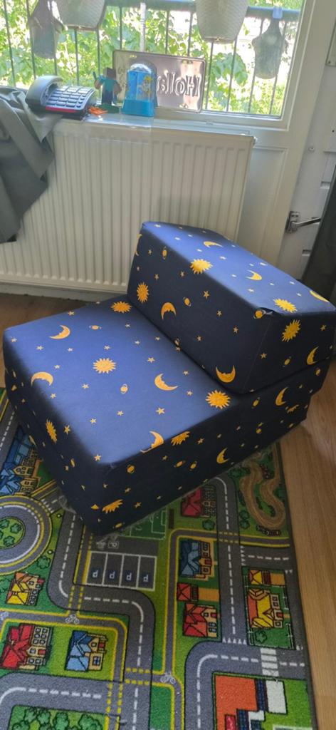 Kinderzitje/matras met sterren en manen, Ophalen