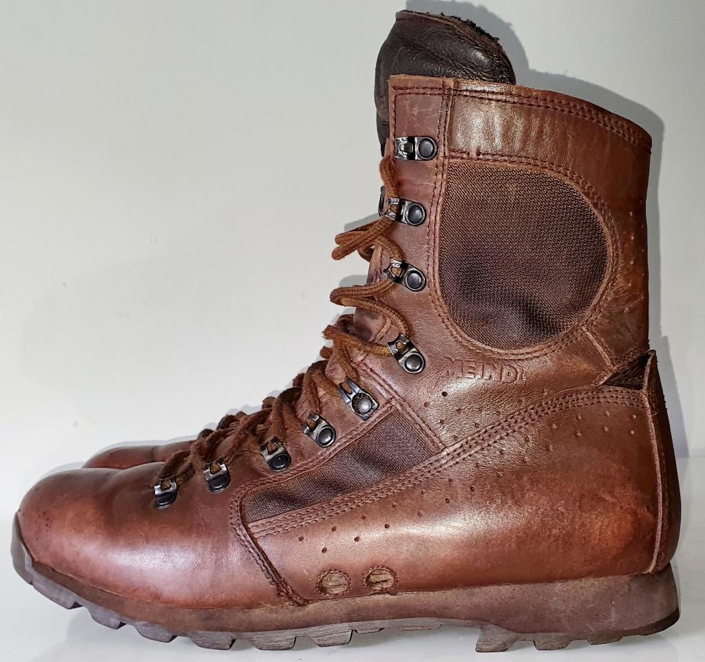 Top! Bruin lederen Meindl Wandelschoenen Hiking Mt 265B = 42, Verzenden, Gebruikt, Schoenen
