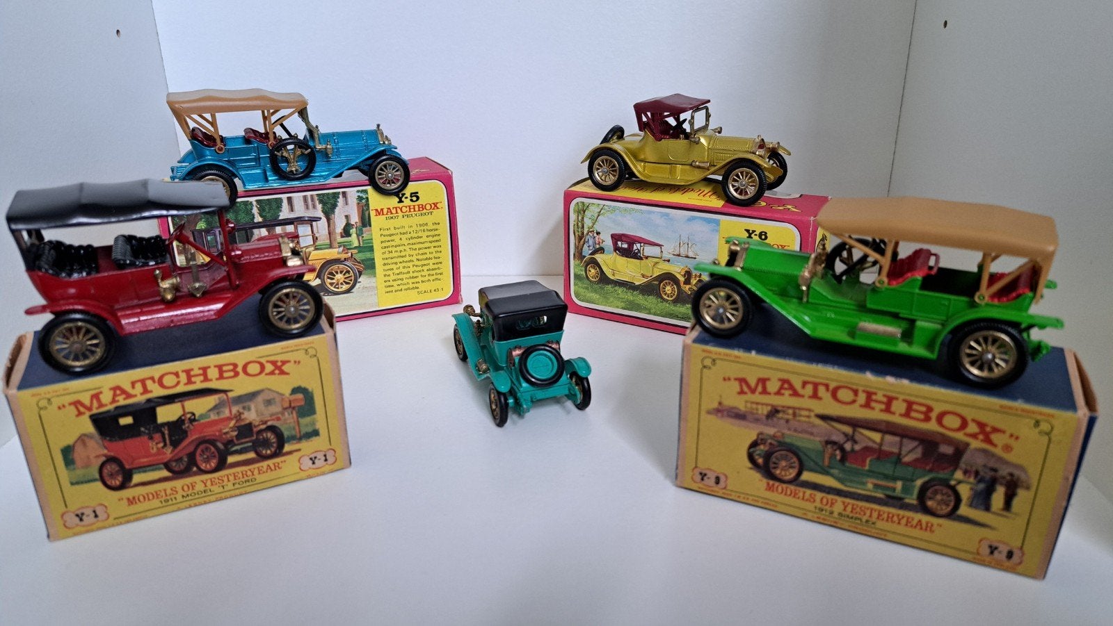 MATCHBOX LESNEY modelauto's - Vintage collectie, Overige merken, Gebruikt, 1:50 of kleiner, Auto