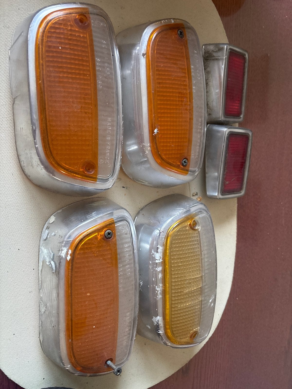 Reflectoren Peugeot 404 Seima SAE IP69 en SAE A 69, Auto-onderdelen, Ophalen of Verzenden, Gebruikt, Peugeot