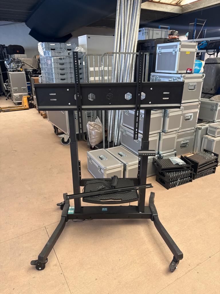 ONKRON Mobiele TV Standaard met Lift 50-100 inch, Ophalen, Zo goed als nieuw