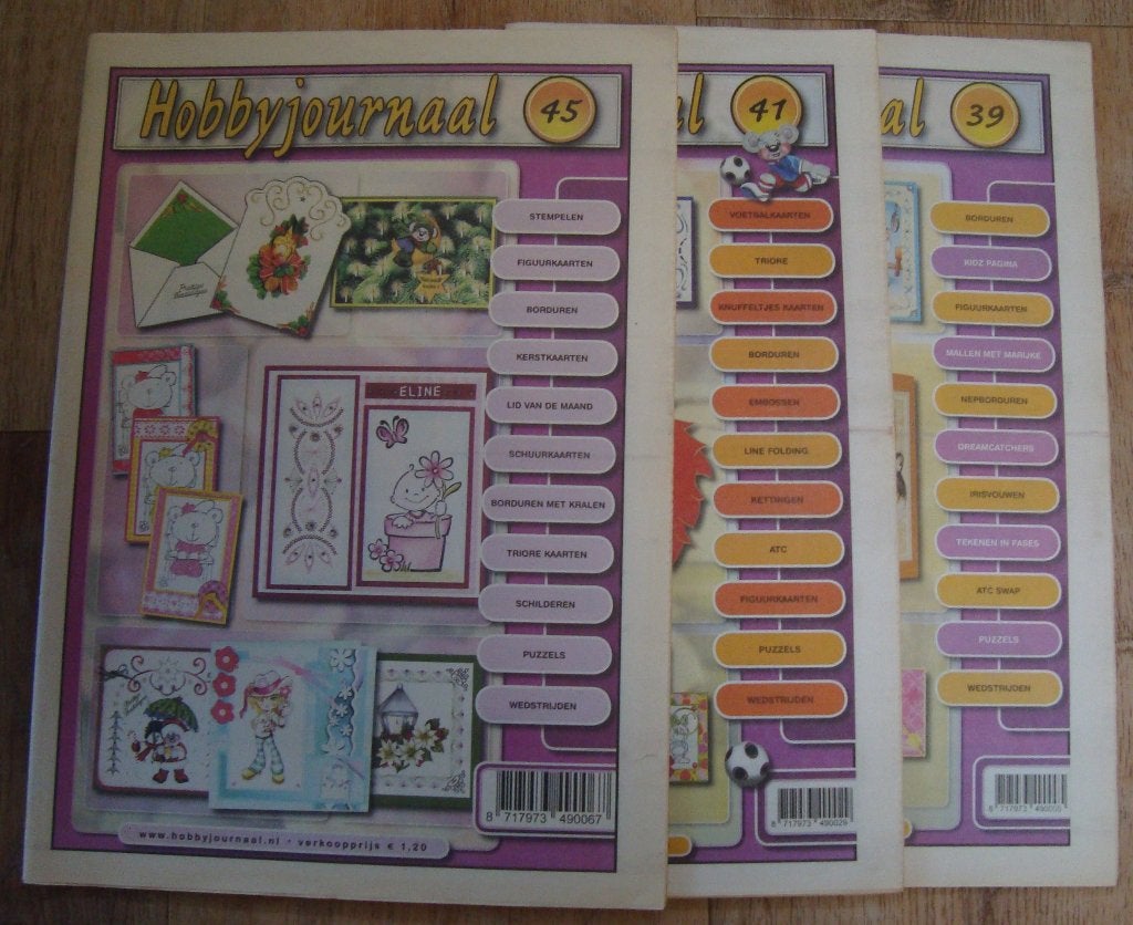 Hobbyjournaal nrs. 1 t/m 4 - 12 - 15 - 18 - 39 - 41 - 45, Gelezen, Diverse auteurs, Ophalen of Verzenden, Overige onderwerpen