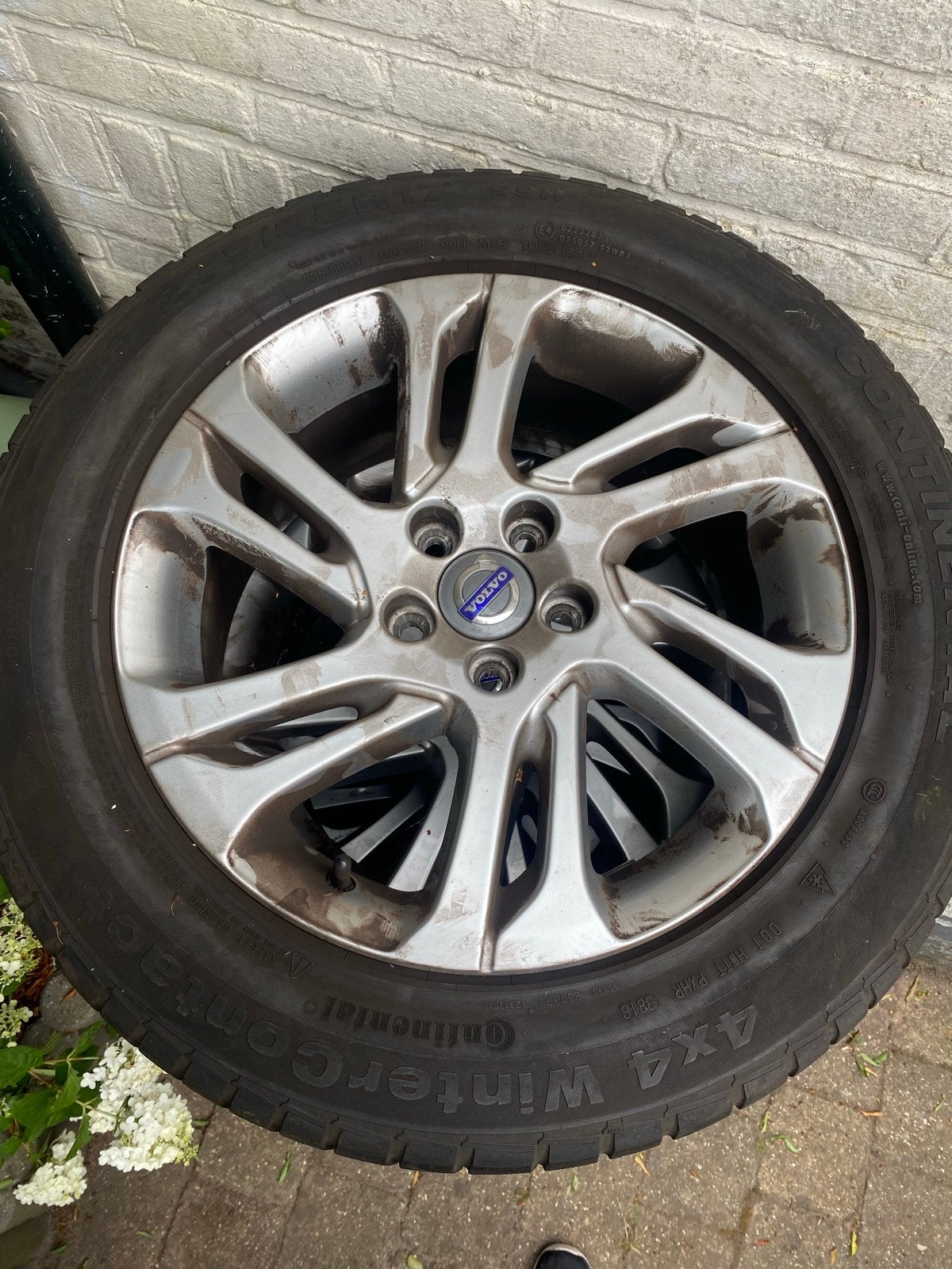 Velgen  voor Volvo XC70 en gebruikte winterbanden, Auto-onderdelen, Banden en Velgen, Ophalen, Gebruikt, Banden en Velgen, Winterbanden