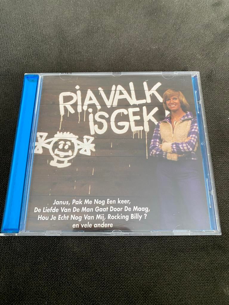 CD Ria Valk - Ria Valk is gek - Al haar grote hits, Cd's en Dvd's, Ophalen of Verzenden, Gebruikt, Levenslied of Smartlap