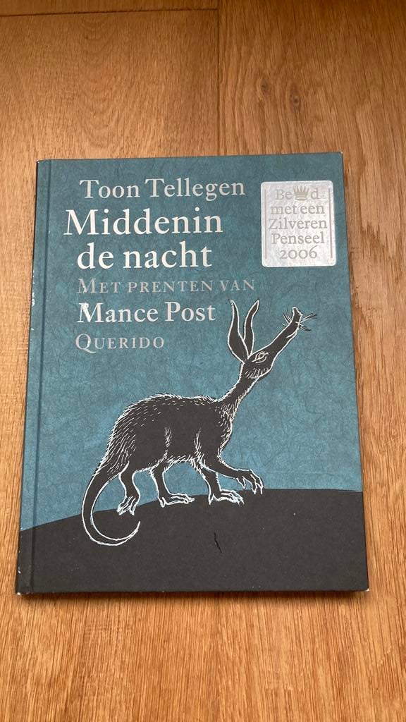 Toon Tellegen - Middenin de nacht, Ophalen of Verzenden, Zo goed als nieuw, Toon Tellegen