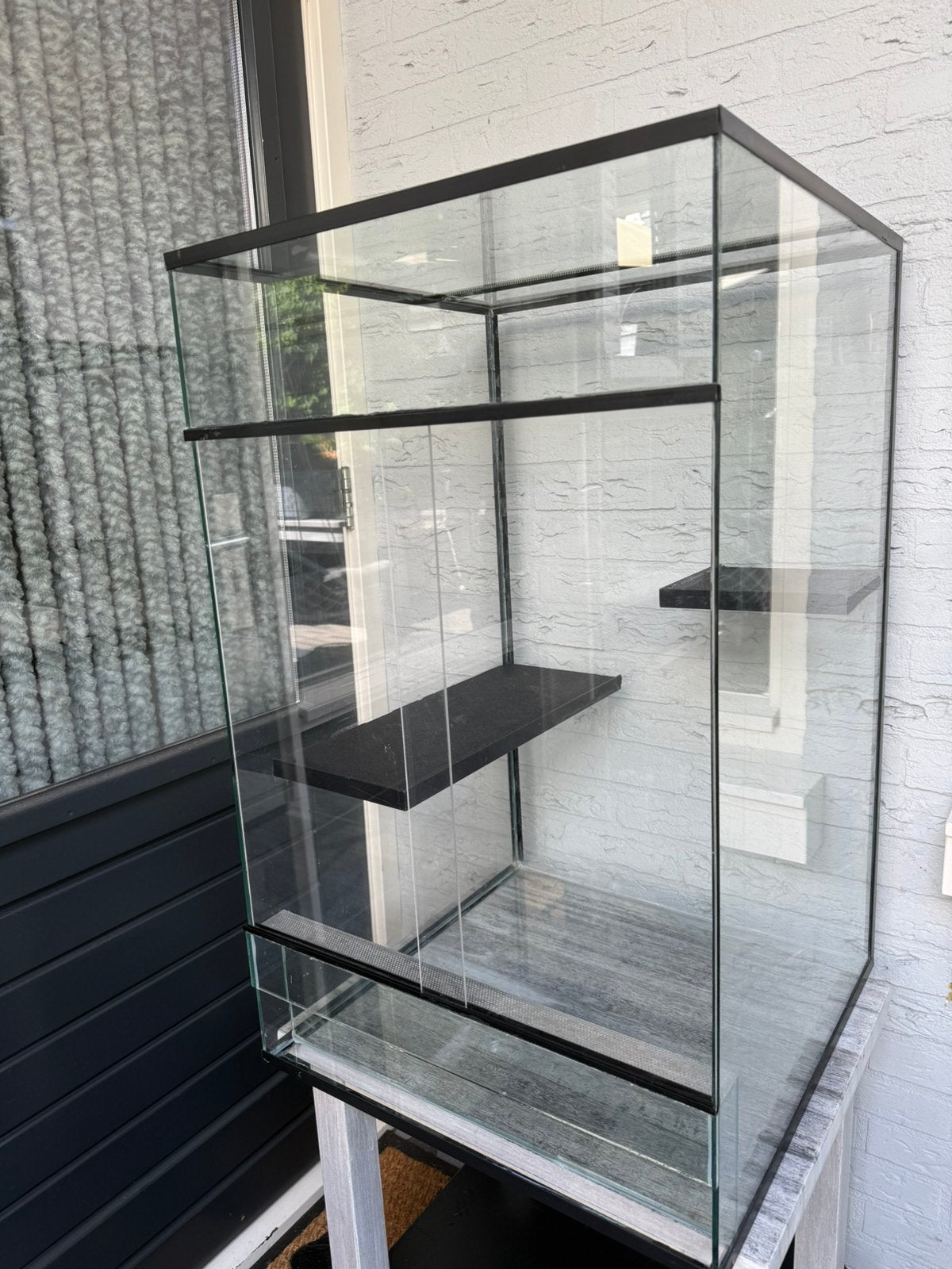 Terrarium 50 x 50 x 80, Dieren en Toebehoren, Ophalen, Zo goed als nieuw, Hout, Vogelkooi