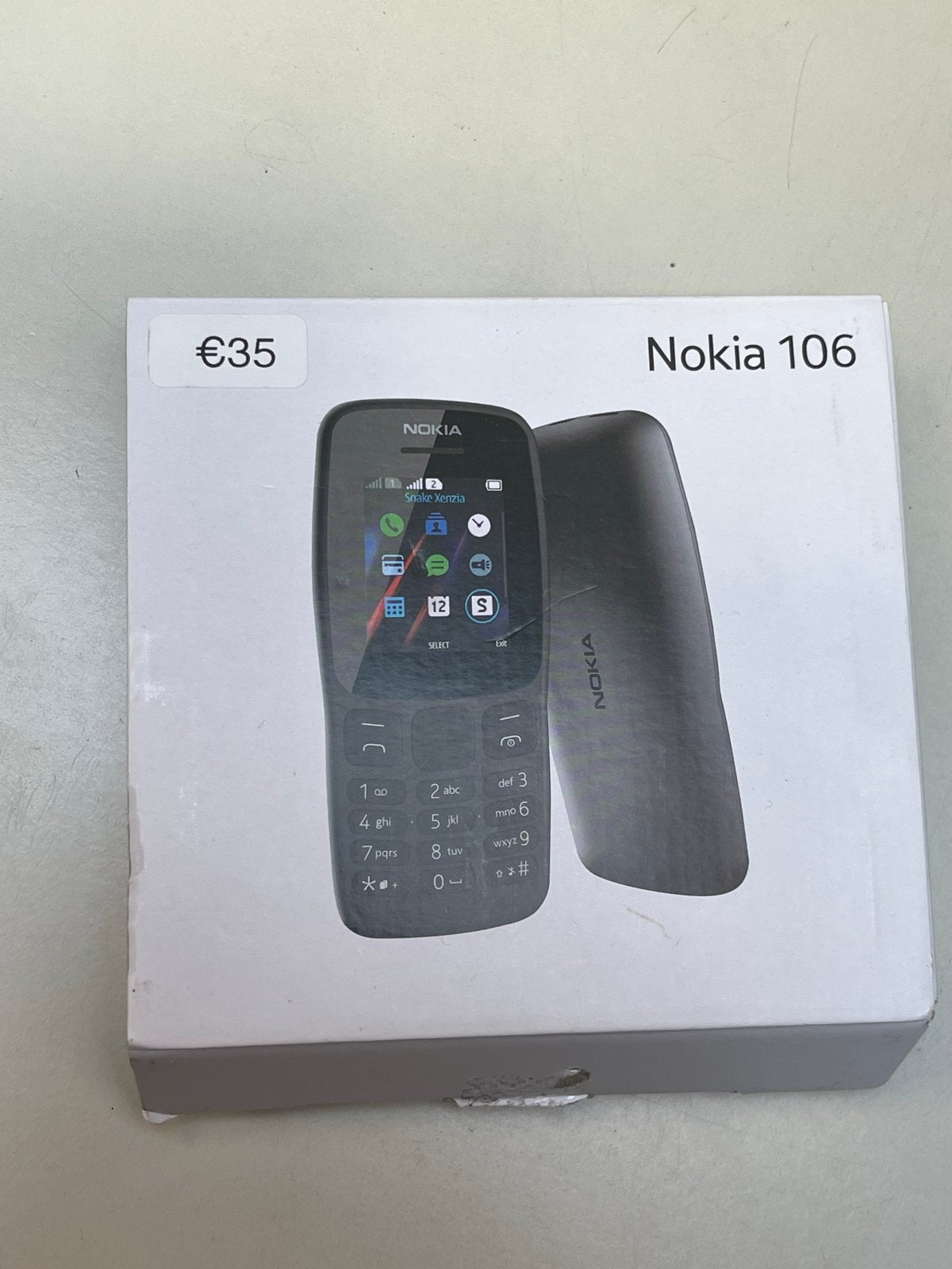 Defecte Nokia 106 - Scherm kapot, voor onderdelen, Geen camera, Zwart, Fysiek toetsenbord, Ophalen of Verzenden