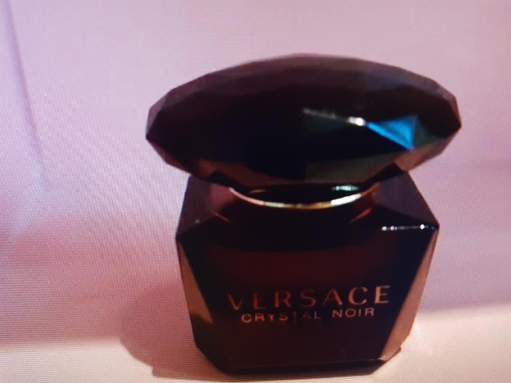 Parfum miniatuur Versace Crystal Noir edt, Ophalen of Verzenden, Zo goed als nieuw, Miniatuur, Gevuld
