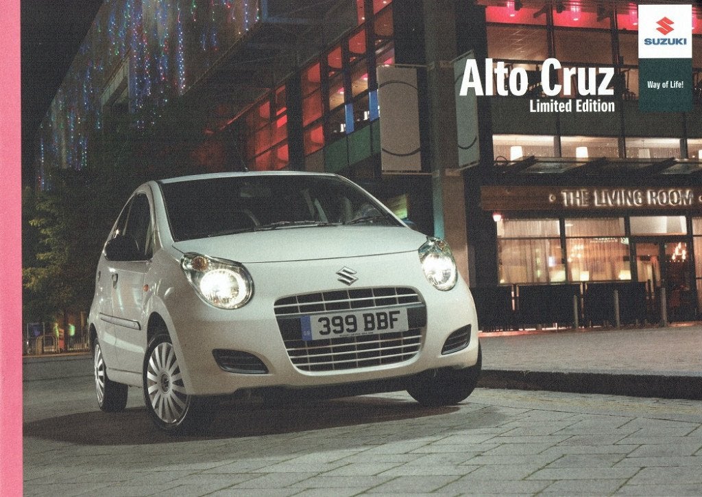 Folder Suzuki Alto Cruz (Engelse uitgave - 2010), Verzenden, Gelezen, Overige merken