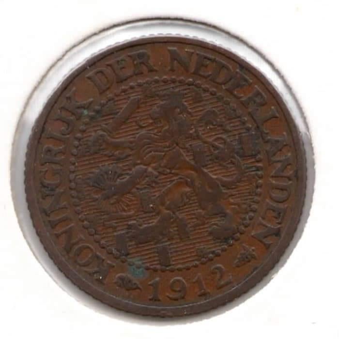 Nederland 2,5 Cent 1912 Wilhelmina