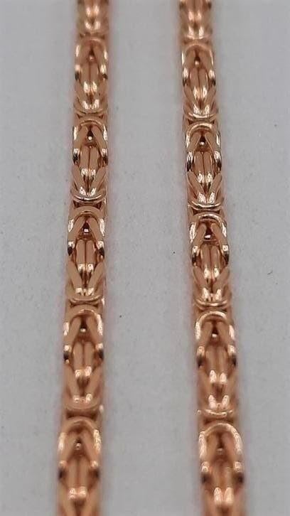 gouden Koningsketting 14kt Massief, Sieraden, Tassen en Uiterlijk, Kettingen, Www.bredajuwelier.nl, Nieuw, Ophalen of Verzenden