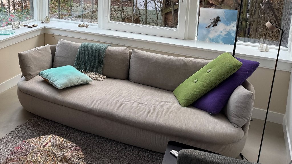 Moooi bank Bart, Ophalen, Gebruikt, 75 tot 100 cm, Rechte bank